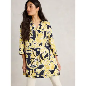 White Stuff Blake Linen Collared Tunic